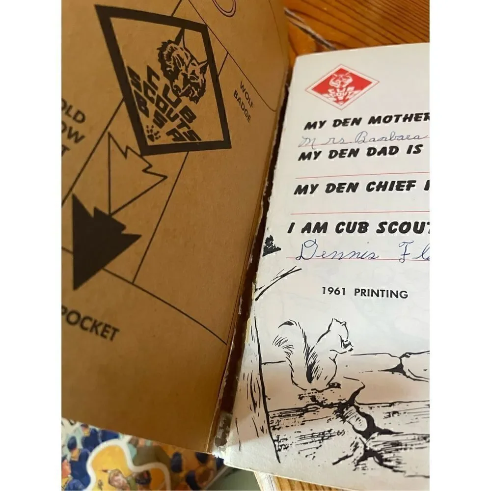 1950s Wolf Cub Scout Book